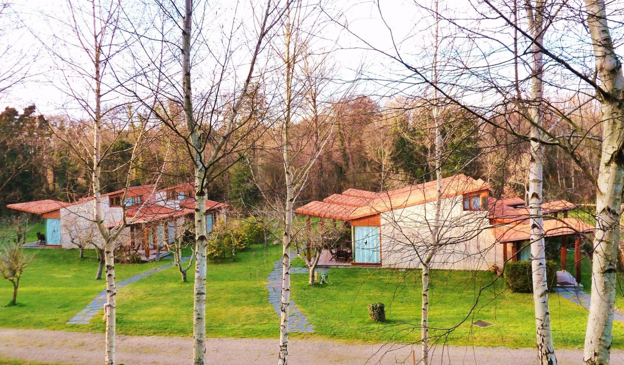 Bungalow Camping Los Manzanos 산타크루즈드올레로스 외부 사진