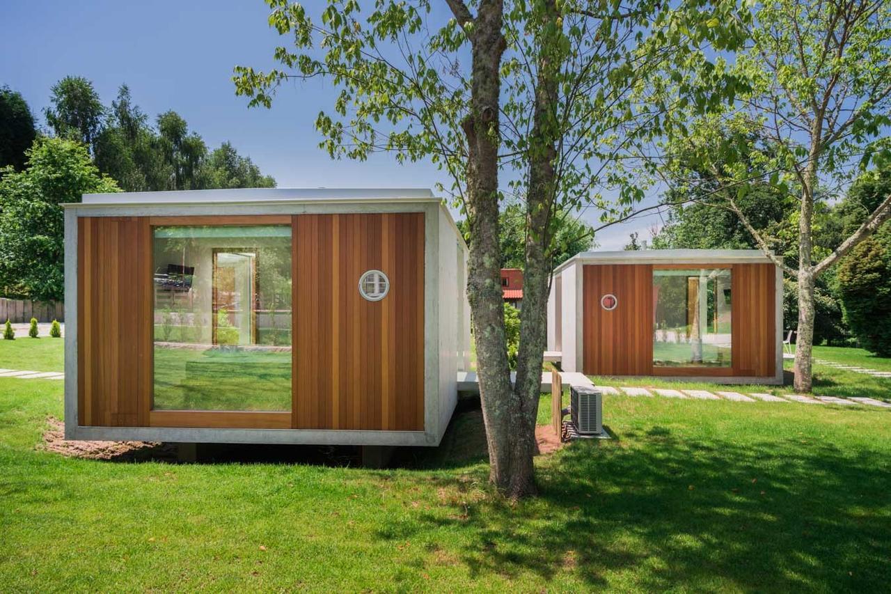 Bungalow Camping Los Manzanos 산타크루즈드올레로스 외부 사진