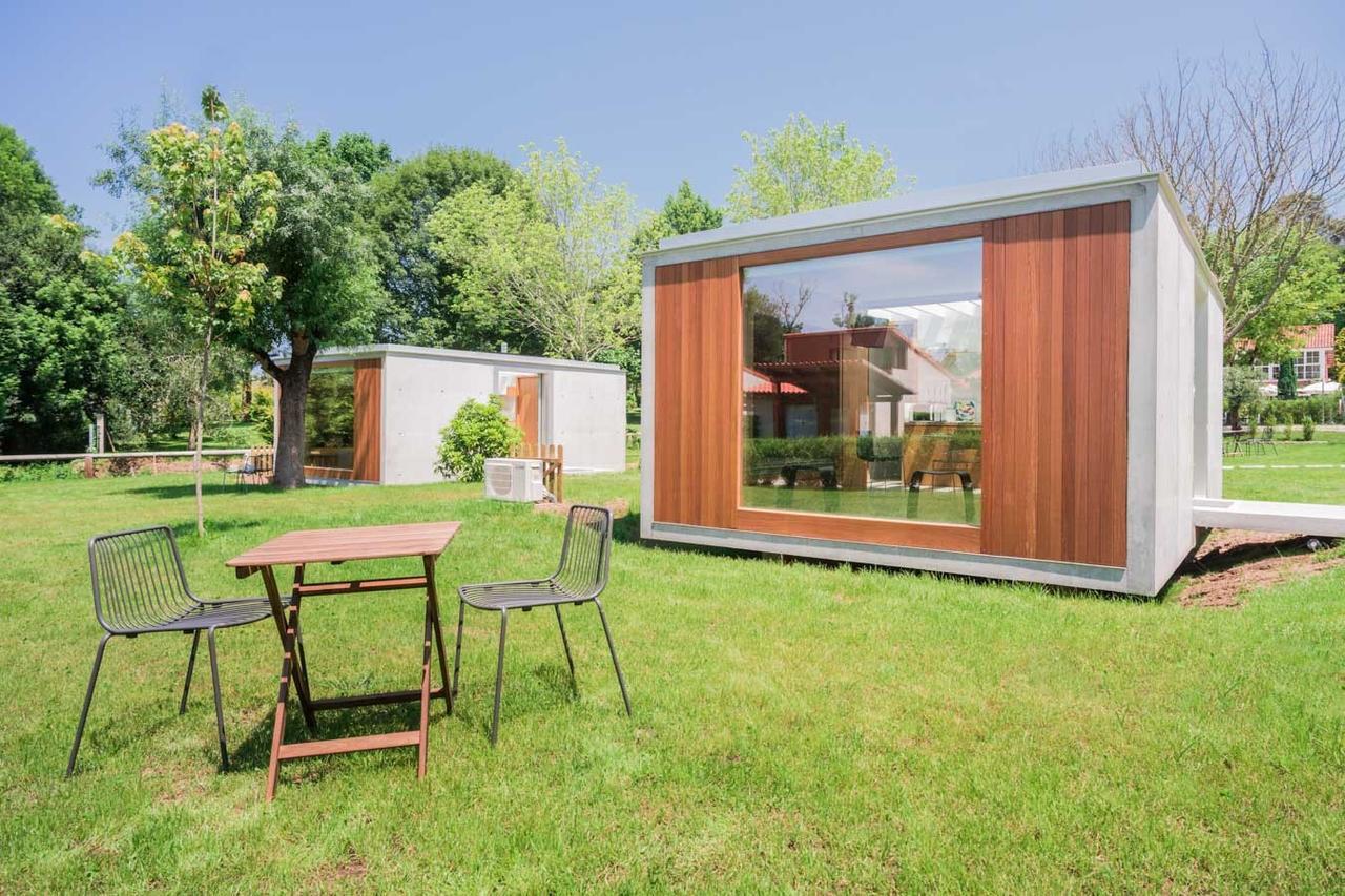 Bungalow Camping Los Manzanos 산타크루즈드올레로스 외부 사진